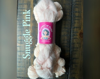 Fluffy Worsted Suri Alpaca Set Hand Dyed Yarn