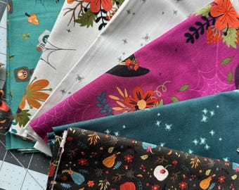 Little WItch By Jennifer Long for Riley Blake Fabrics curated half yard bundle