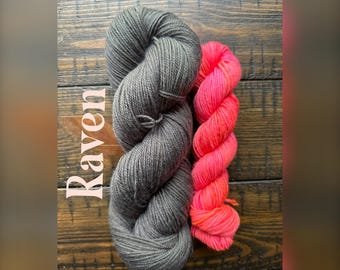 Big Sock Set 140 Grams Hand Dyed Yarn