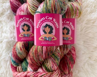 Over the River Family Sock Yarn Hand Dyed