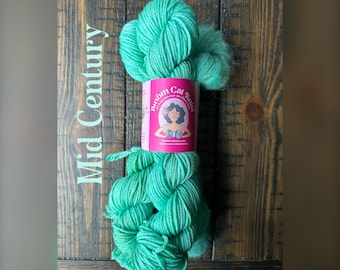 Fluffy Worsted Suri Alpaca Set Hand Dyed Yarn