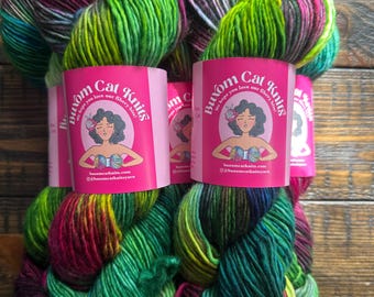 RAINFOREST DK Single Ply Hand Dyed Yarn Superwash Merino
