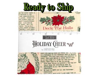 Holiday Cheer Charm Pack Moda 5” Stacy Lest Hsu