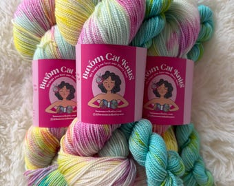 FLUFFY Plump Sock Set Hand Dyed Yarn