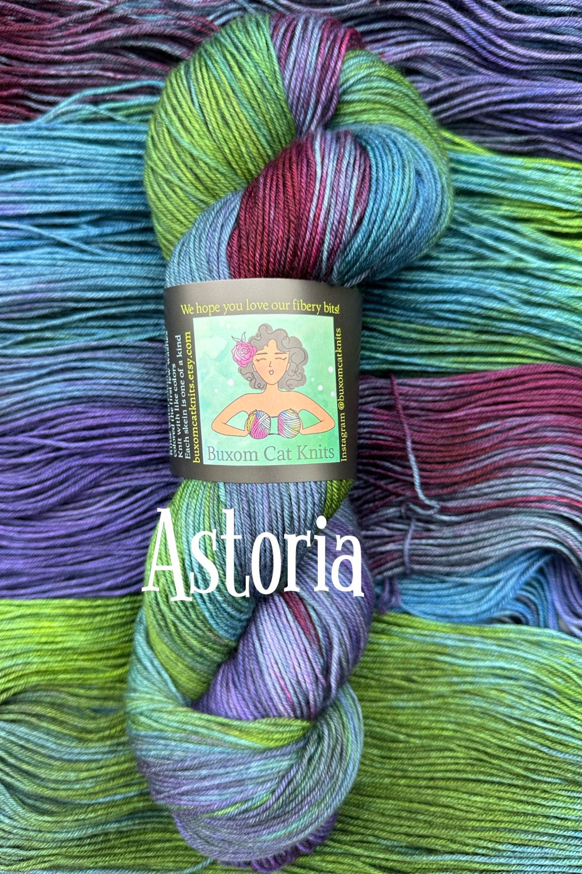 OOAK Astoria Hand Dyed/Indie Dyed Yarn **SALE**