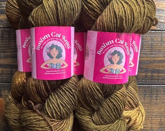 POND DK Single Ply Hand Dyed Yarn Superwash Merino