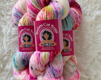 Cosmic Family Sock Yarn Hand Dyed