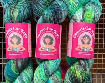 Evergreen State Single Ply Yarn Fingering Hand Dyed