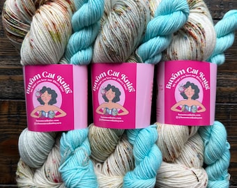 VINTAGE SLEIGH BELLS Family Sock Set 4ply Hand Dyed Yarn, Indie Dyed, Socks, Sweaters, Shawls