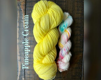 Big Sock Set 140 Grams Hand Dyed Yarn