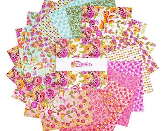 Zinnias Stacker: Riley Blake 10" Layer Cake, 42 Pcs