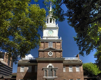 Photographic art print. Independence Hall Philadelphia, PA (809)