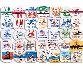 35 Jahre Margate-Ventnor, NJ Beach Tags. (706)