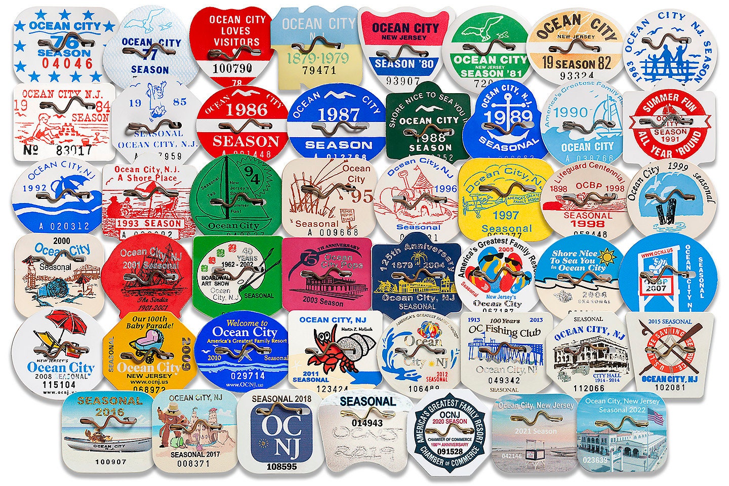 Beach Tags of Ocean City, NJ 903 Etsy
