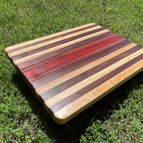 Exotic Wood Cutting Board shops 17x13 - Ash, Katalox and Padauk