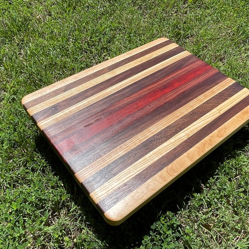 Exotic Wood Cutting Board shops 17x13 - Ash, Katalox and Padauk