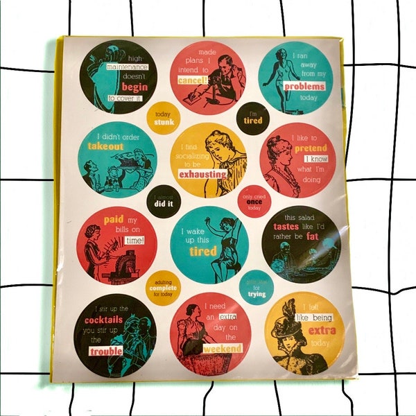 18 Adult Stickers Etsy