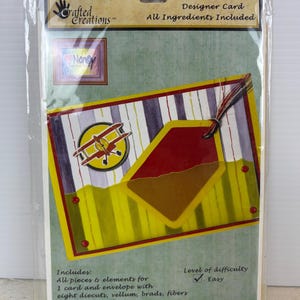Creazioni artigianali Assembla la tua carta da designer Strisce Aeroplani