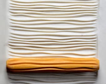 HR-004 Pottery Hand Roller - Horizontal Lines
