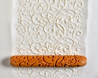 HR-009 Pottery Hand Roller - Curlicue