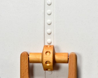 RS-007 Small Pottery Handle Roller - Debossed Dots