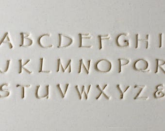 Prints Charming Upper Case Font Set