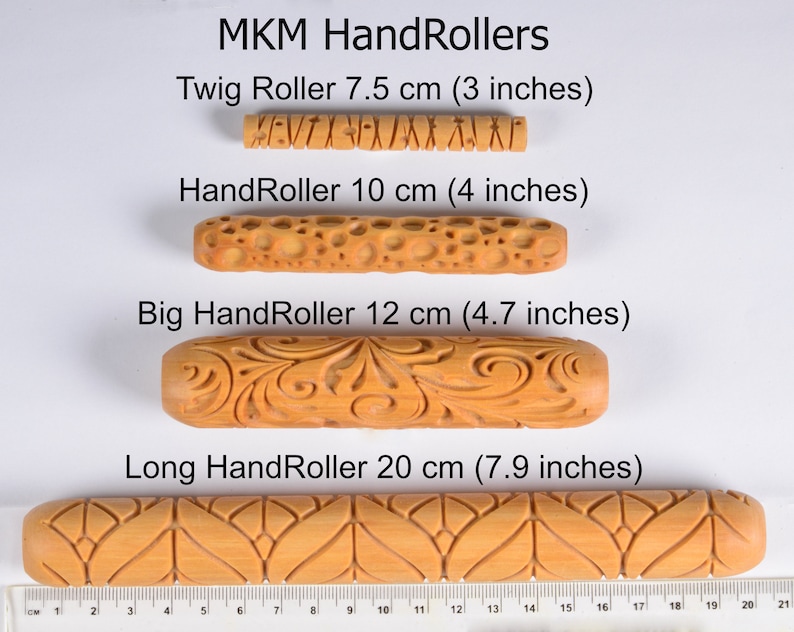 BHR-020 Big Pottery Hand Roller Big Wave image 4