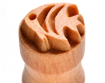 Scs-019 Small Round Stamp - Tropical Fish