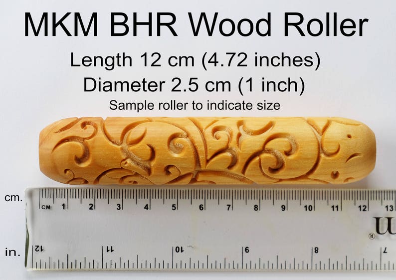 BHR-020 Big Pottery Hand Roller Big Wave image 3