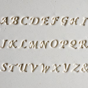Lucida Upper Case Font Set / Alphabet Letters
