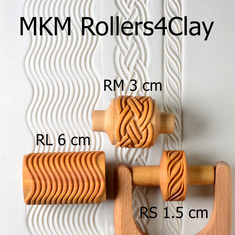 RL-016 Large Pottery Handle Roller Slalom image 5