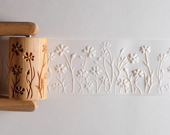 RL-040 Stort handtagsrulle - Vilda blommor