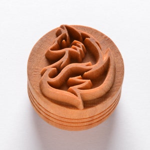Scl-106 Large Round Stamp - Fox