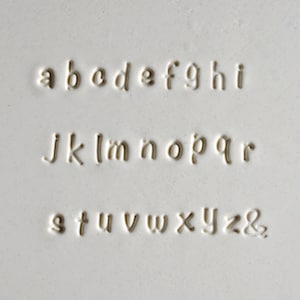 Mom&#39;s Fridge Notes Lower Case Font Set / Alphabet Letters