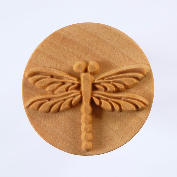 Scxl-017 Extra Large Round Stamp - Dragonfly