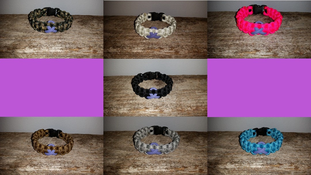 Testicular Cancer Awareness 550 Paracord Survival Bracelet Etsy
