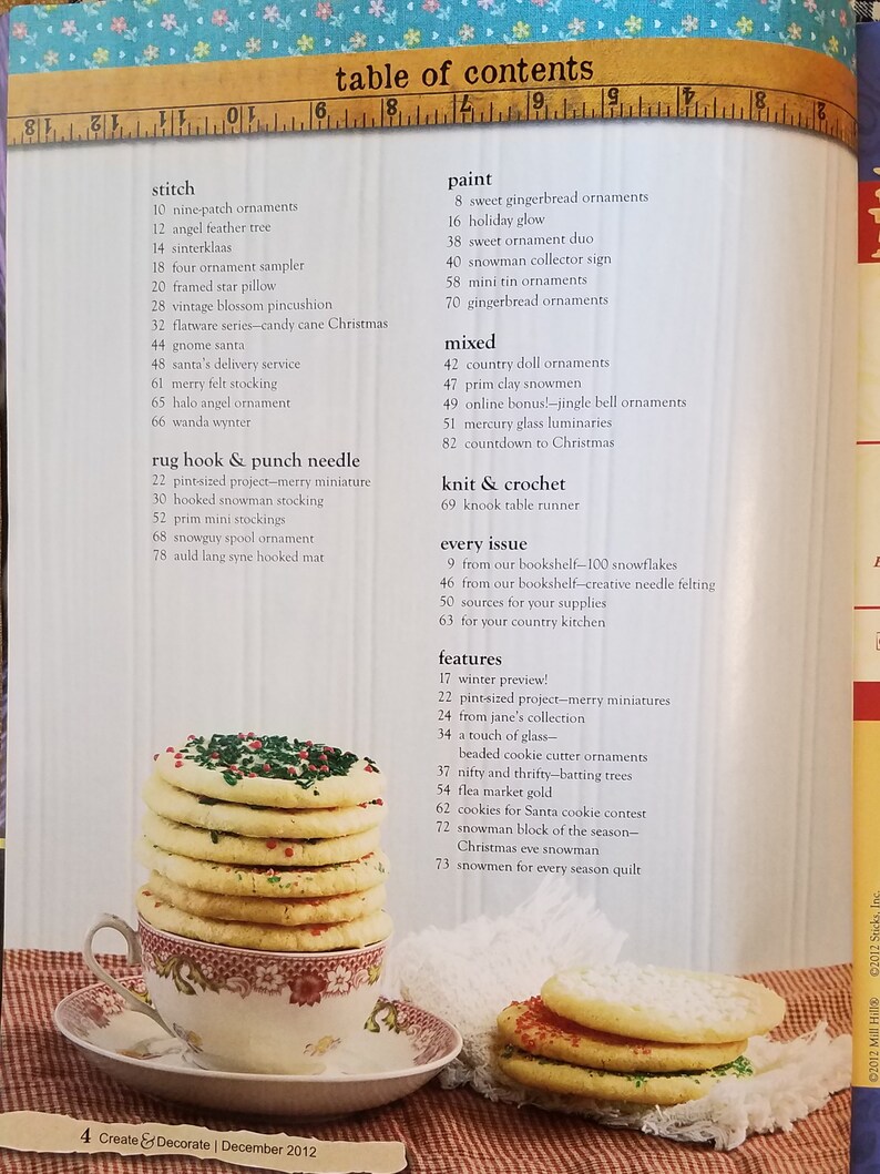Create /& Decorate Magazine November December 2012 Issue