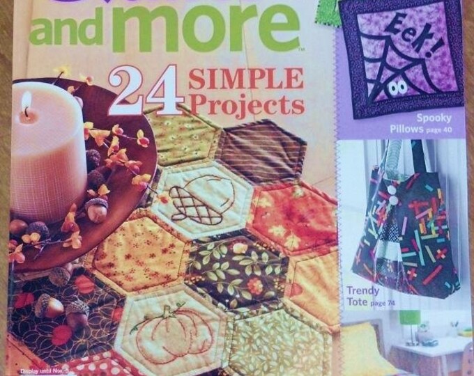 Quilts and More Magazine, Fall 2012 Etsy