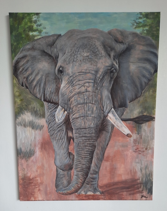 DUOWEI Orecchini A Goccia Elefante In Acrilico | Portafortuna Per Donne E Ragazze | Leggeri E Colorati | Ideali Per La Primavera