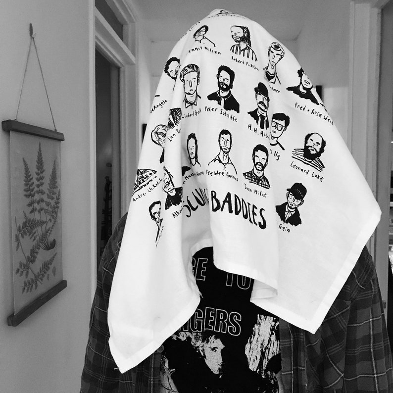 Scumbags & Baddies Serial Killer Tea Towel zdjęcie 4