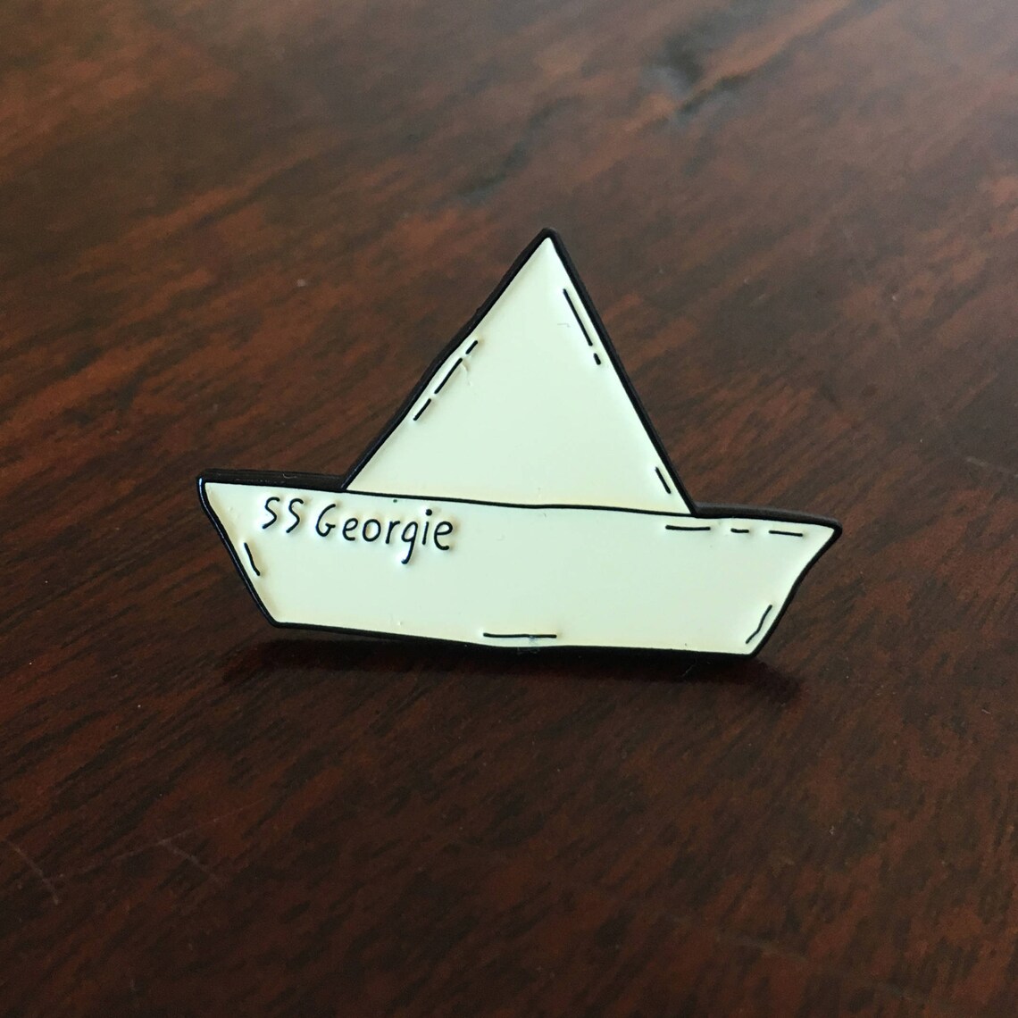 ss georgie stephen king's it enamel pin badge etsy