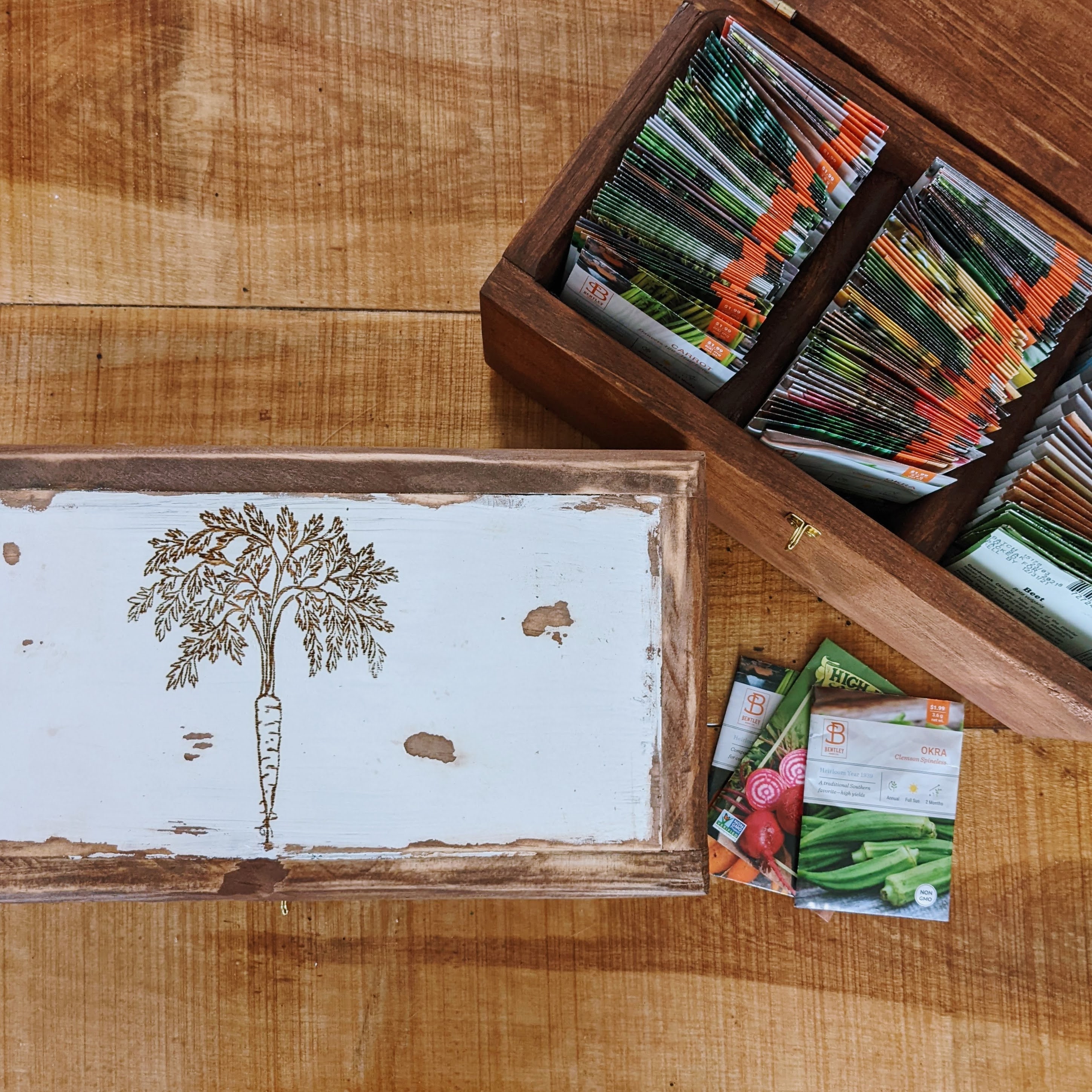 Trading Card Game Box With Sections Divided Playing Card Case Collector's  Card Storage Chest, Rustic Wooden Geek Gift Box, Gifts for Him 