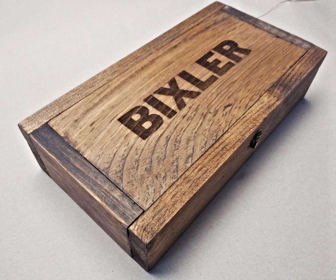 Pocket Knife Storage Case Divided Wooden Box With 6 Sections Etsy