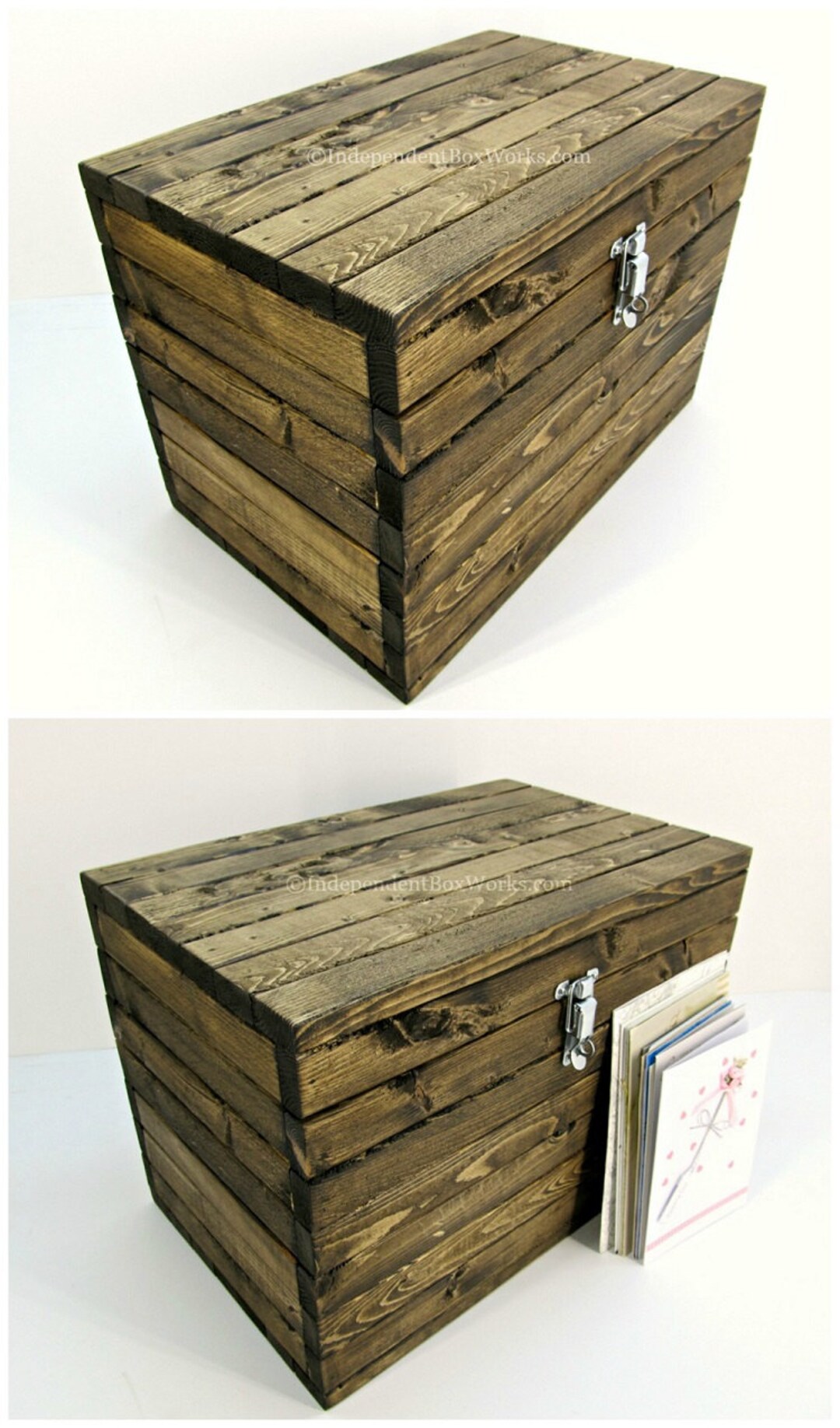 Medium wooden chest online box