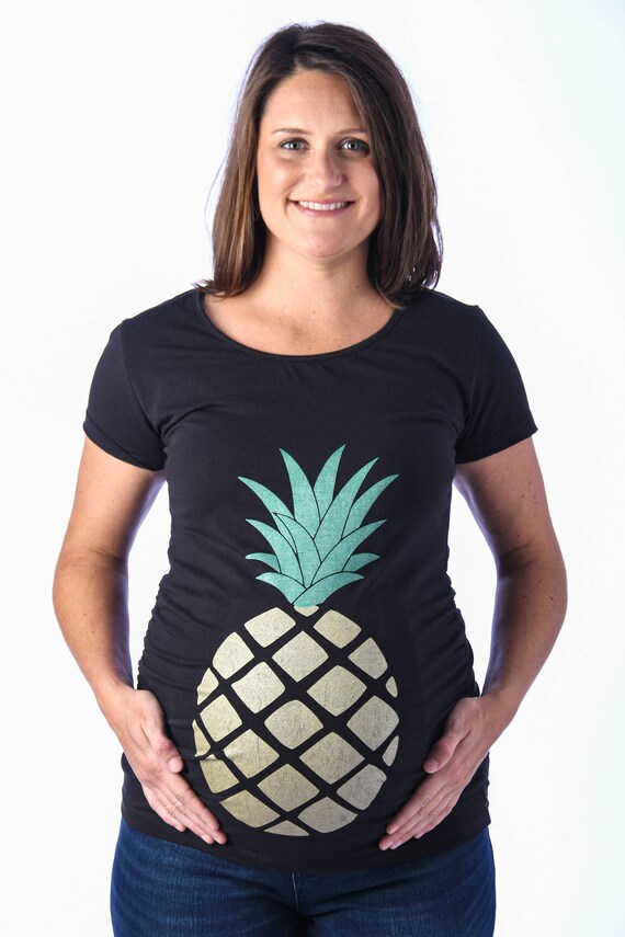 pineapple maternity shirt