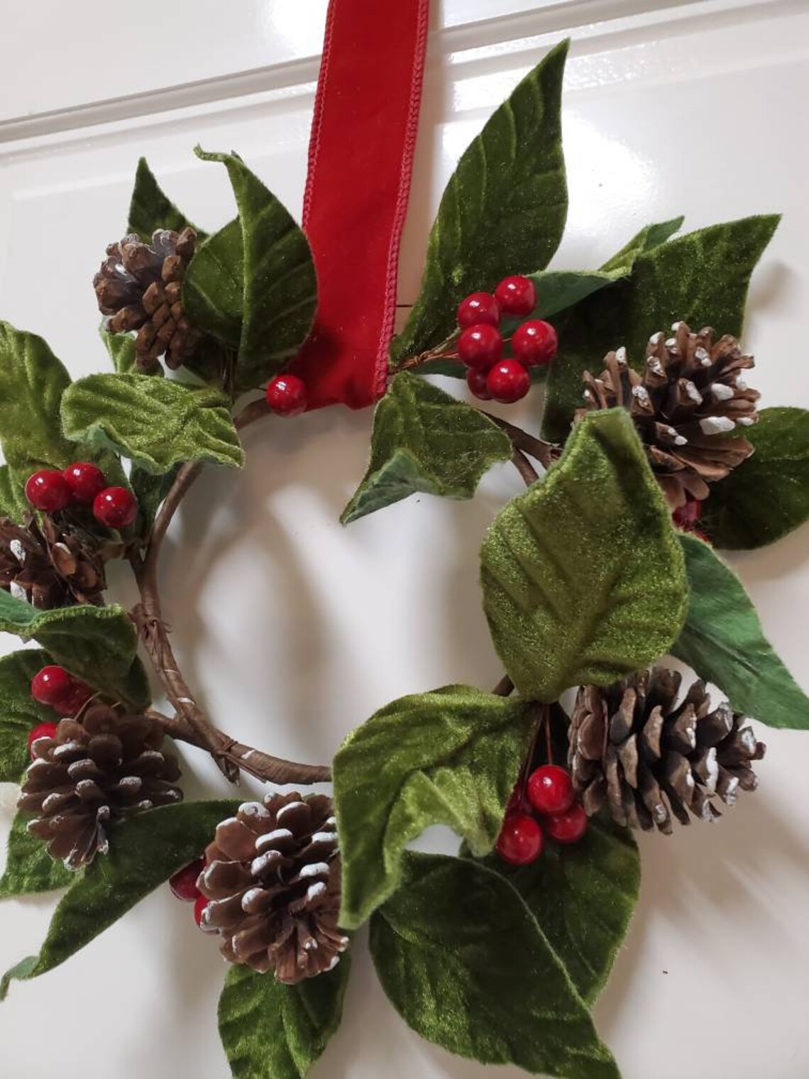 Set of 2 Wreathschristmas Kitchen Wreath Etsy