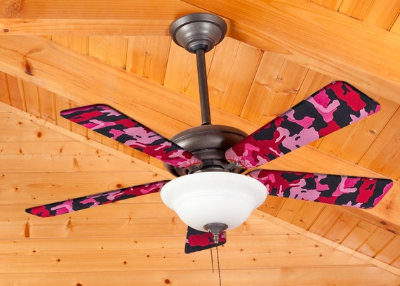 Pink And Blue Camo Fancy Blade Etsy
