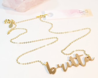 Personalized Name Necklace, Custom Name Necklace, Name Necklace, Gold Name Necklace, Monogram Necklace, Custom Jewelry