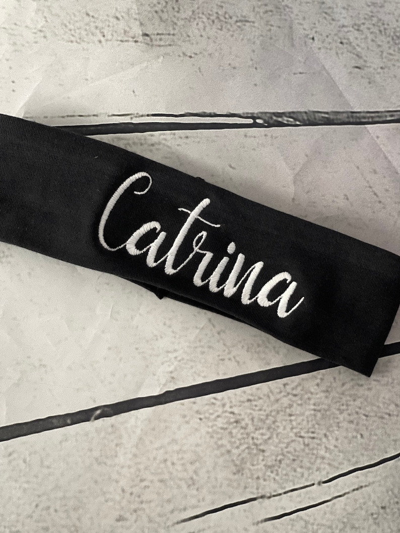 Custom Headband Monogrammed Headband Personalized Headband Etsy