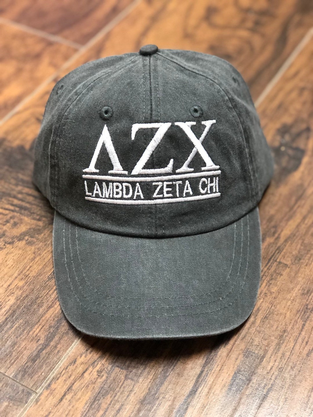 Lambda Zeta Chi Embroidered Adams Hat Monogrammed Hat Etsy
